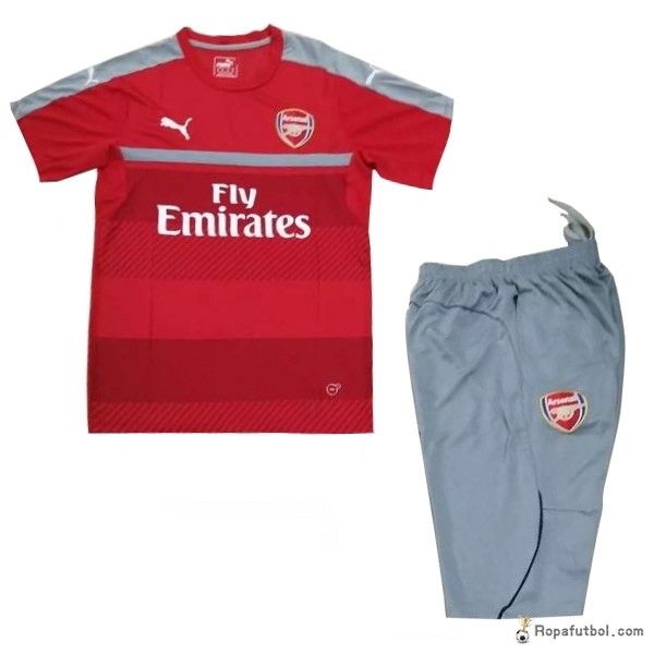 Camiseta Entrenamiento Arsenal Conjunto Completo 2017/18 Rojo